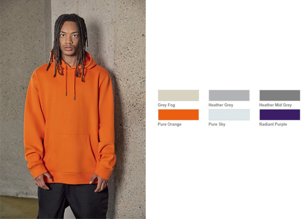 B&C King Hooded Sweat - Grautöne & Akzente