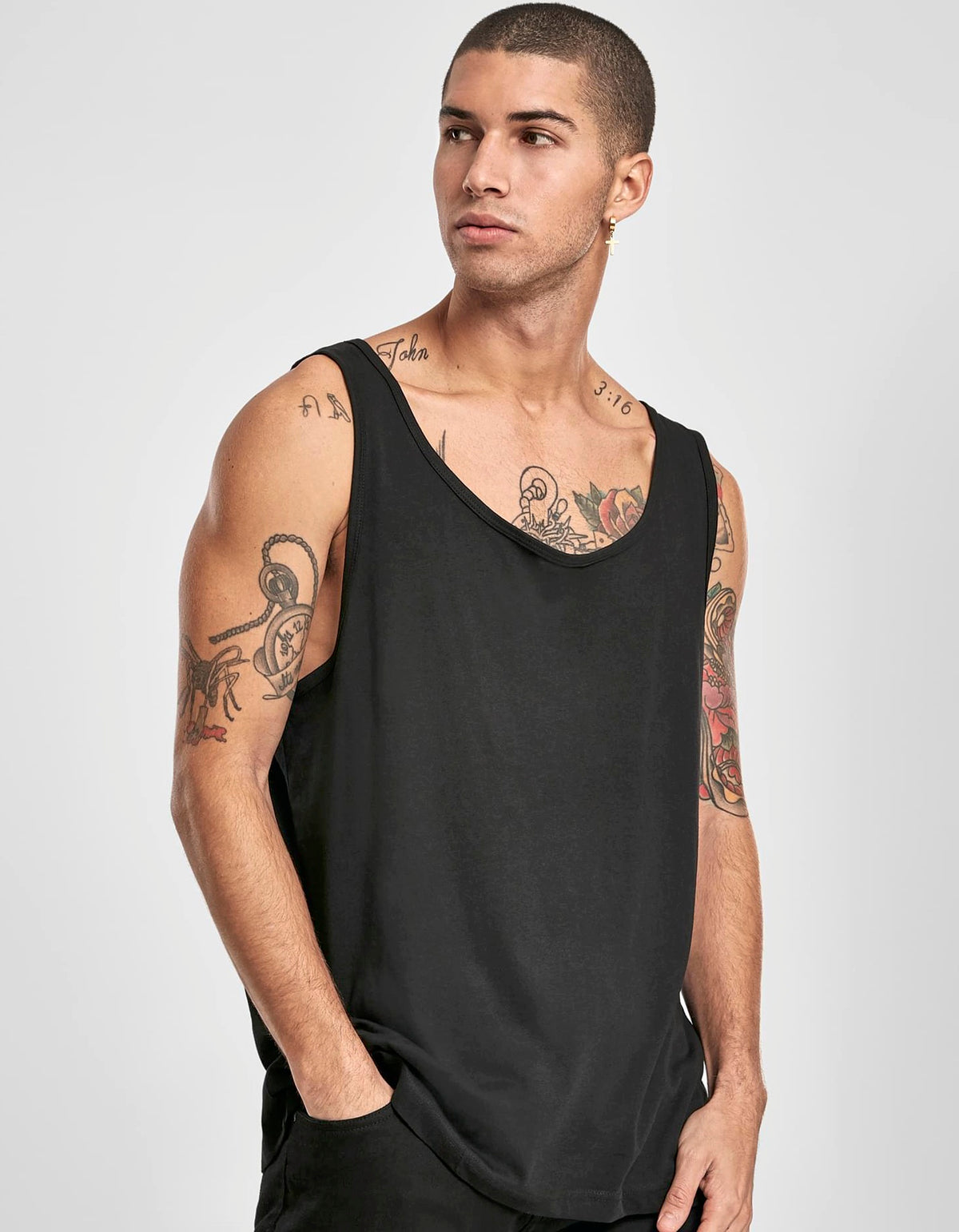Build Your Brand Herren Jersey Big Tank - 2 Farben