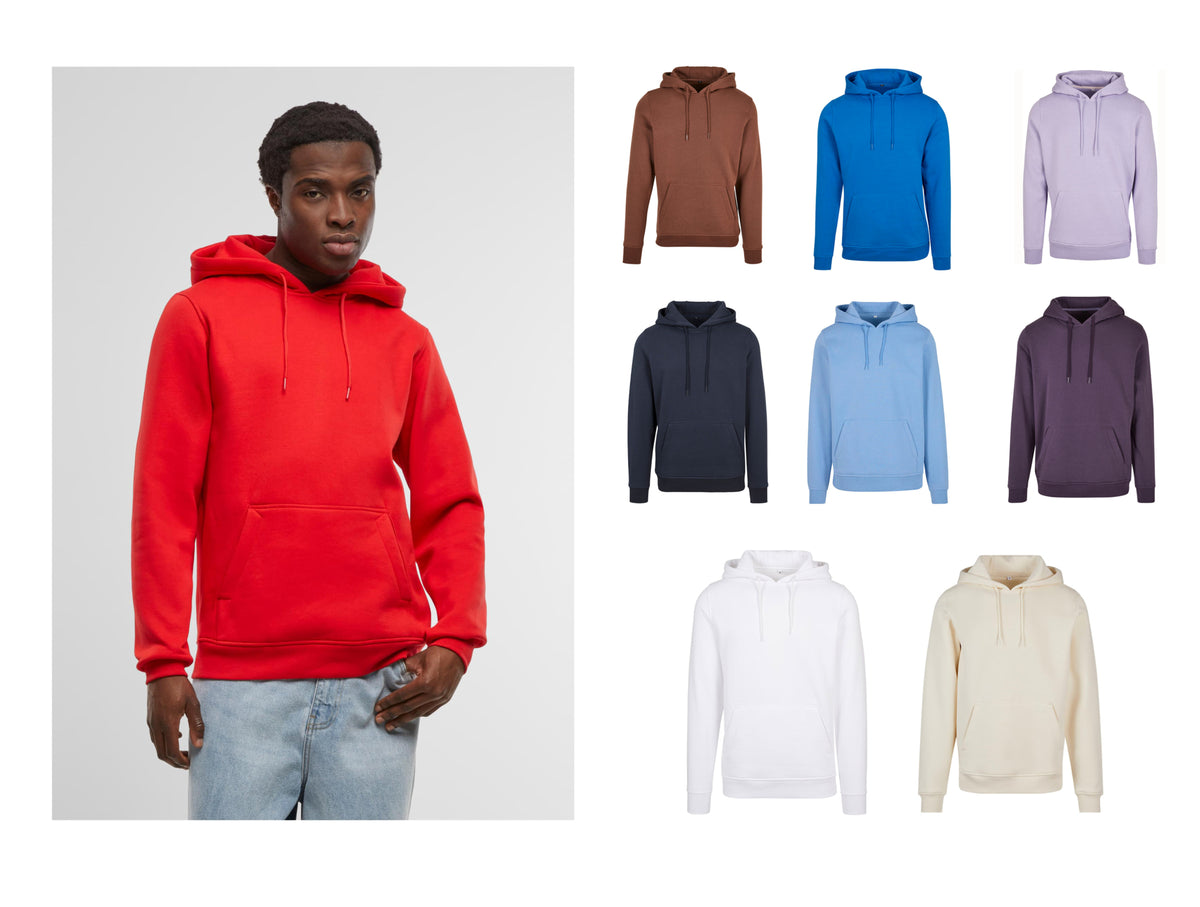Build Your Brand Heavy Hoody Herren Kapuzenpullover 9 Farben