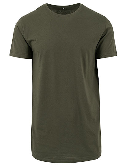 Build Your Brand Herren Shaped Long T-Shirt 5 Farben