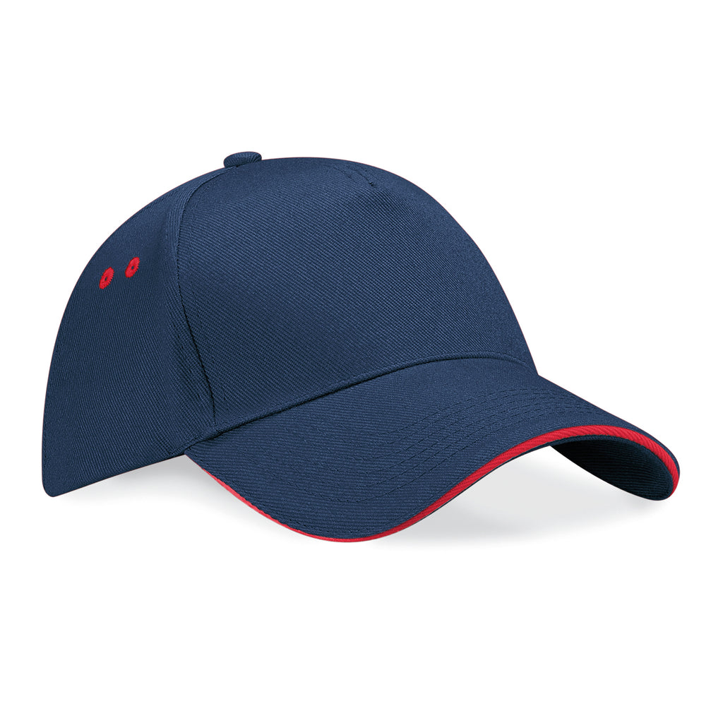 Beechfield Ultimate 5 Panel Cap - Sandwich Peak - 9 Farben