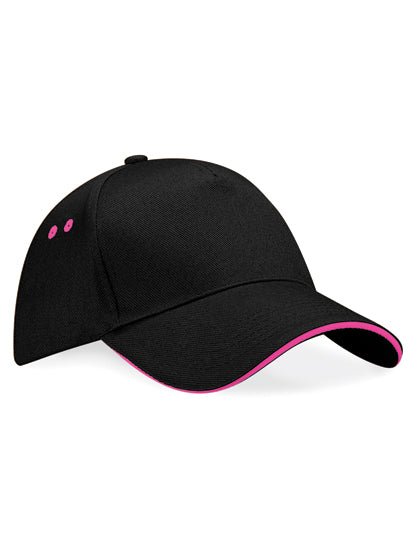 Beechfield Ultimate 5 Panel Cap - Sandwich Peak - 10 Farben