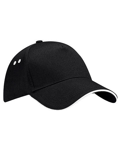 Beechfield Ultimate 5 Panel Cap - Sandwich Peak - 10 Farben