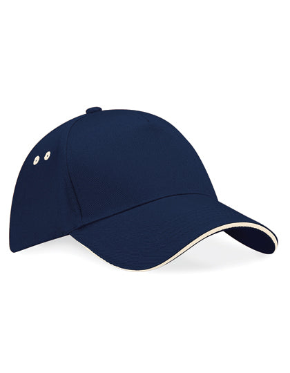 Beechfield Ultimate 5 Panel Cap - Sandwich Peak - 9 Farben