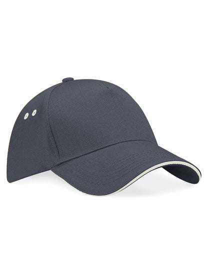 Beechfield Ultimate 5 Panel Cap - Sandwich Peak - 9 Farben