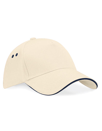 Beechfield Ultimate 5 Panel Cap - Sandwich Peak - 9 Farben