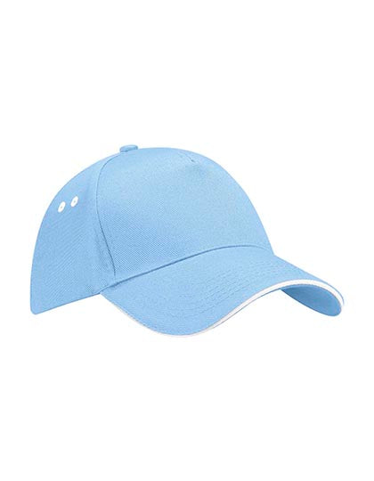 Beechfield Ultimate 5 Panel Cap - Sandwich Peak - 9 Farben