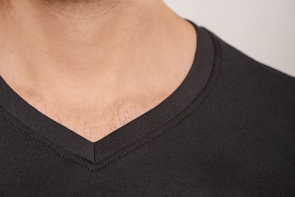 HRM Herren T-Shirt Men´s Luxury V-Neck Tees Slim-Fit  -13 Farben