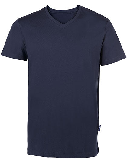 HRM Herren T-Shirt Men´s Luxury V-Neck Tees Slim-Fit  -13 Farben