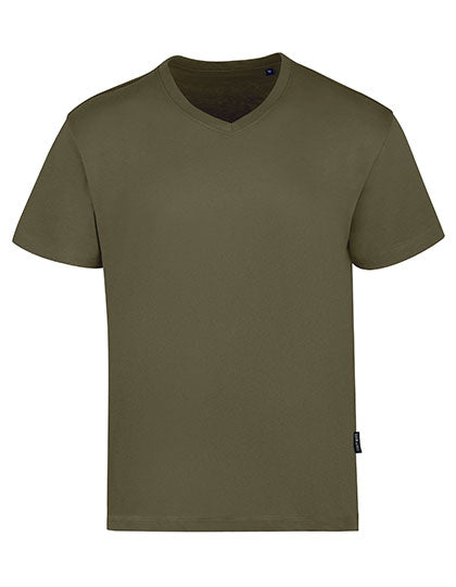 HRM Herren T-Shirt Men´s Luxury V-Neck Tees Slim-Fit  -13 Farben
