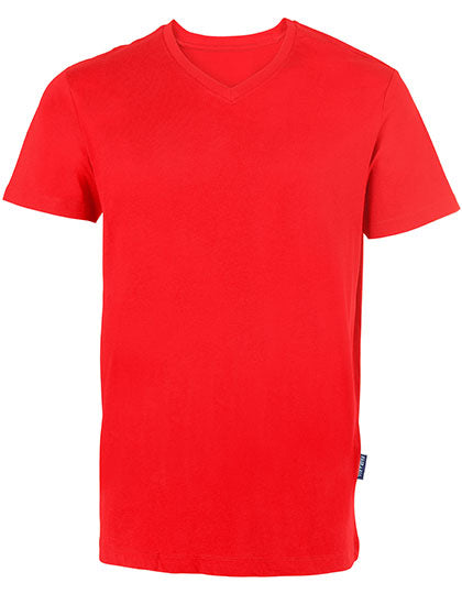 HRM Herren T-Shirt Men´s Luxury V-Neck Tees Slim-Fit  -13 Farben